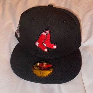 Boston red socks hat. World Series.